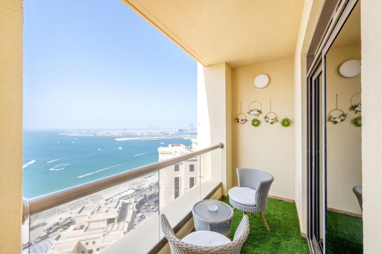 Jbr Amwaj 4 , Upgraded Sea And Ain Dubai Views, 2M Walk To Beach By Gardenia Suitse 외부 사진