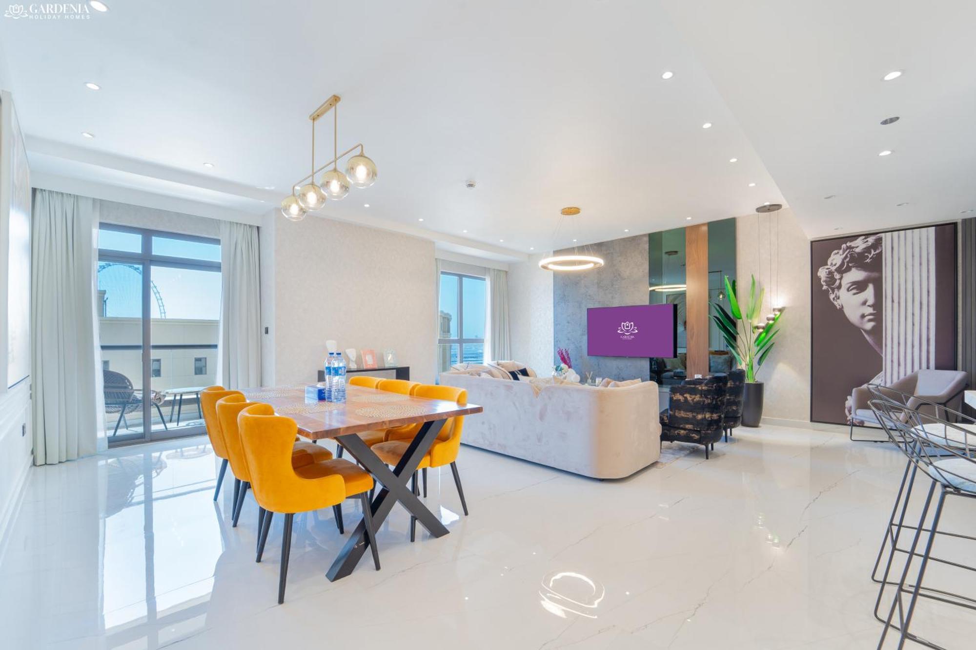 Jbr Amwaj 4 , Upgraded Sea And Ain Dubai Views, 2M Walk To Beach By Gardenia Suitse 외부 사진