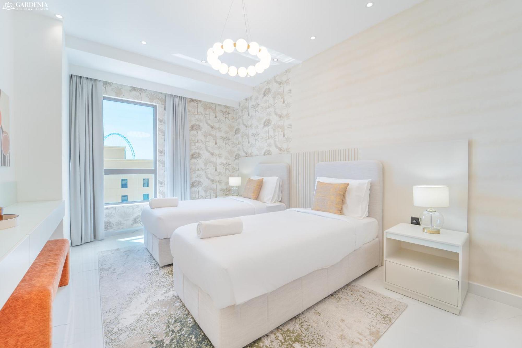 Jbr Amwaj 4 , Upgraded Sea And Ain Dubai Views, 2M Walk To Beach By Gardenia Suitse 외부 사진
