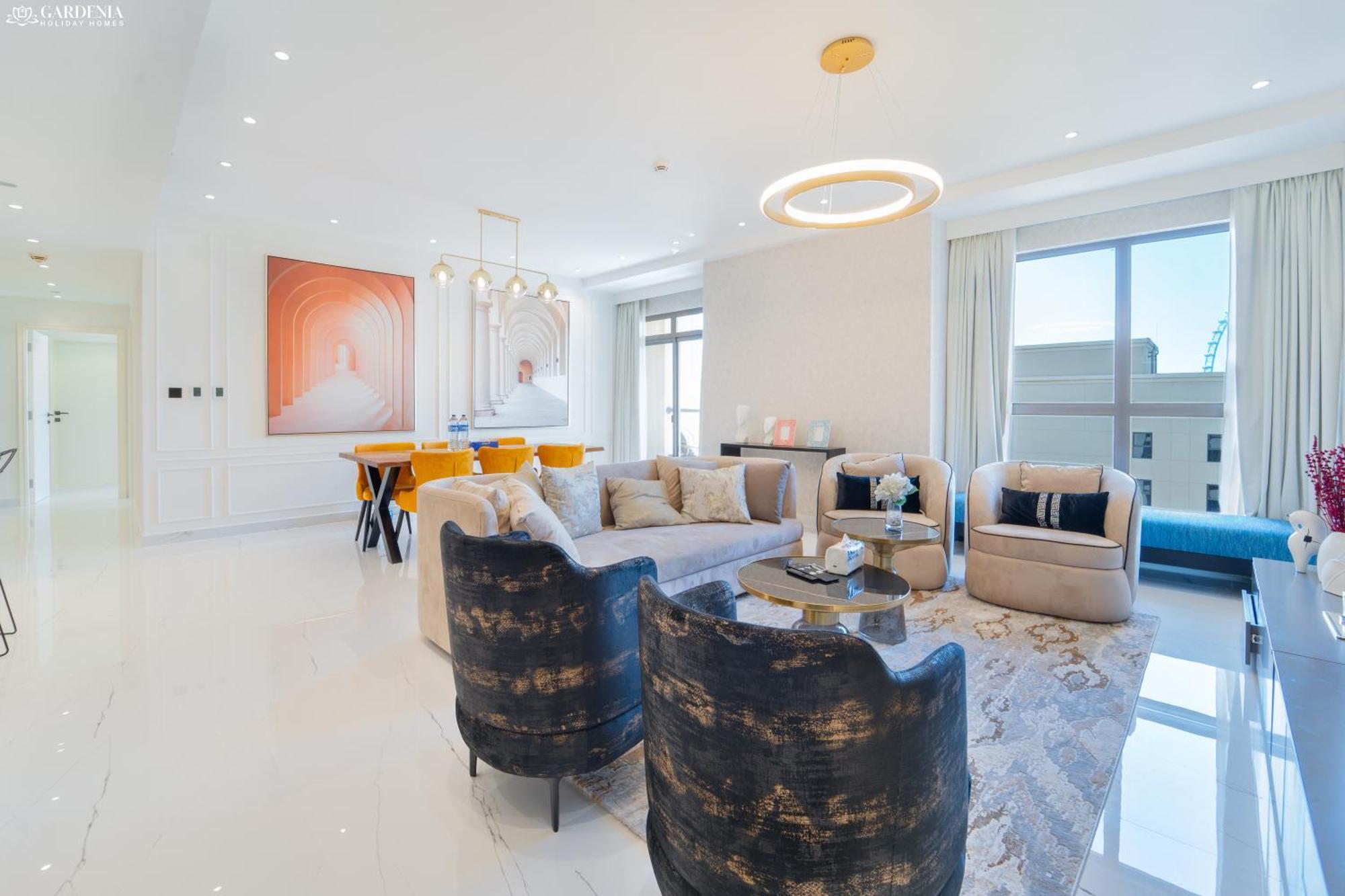 Jbr Amwaj 4 , Upgraded Sea And Ain Dubai Views, 2M Walk To Beach By Gardenia Suitse 외부 사진