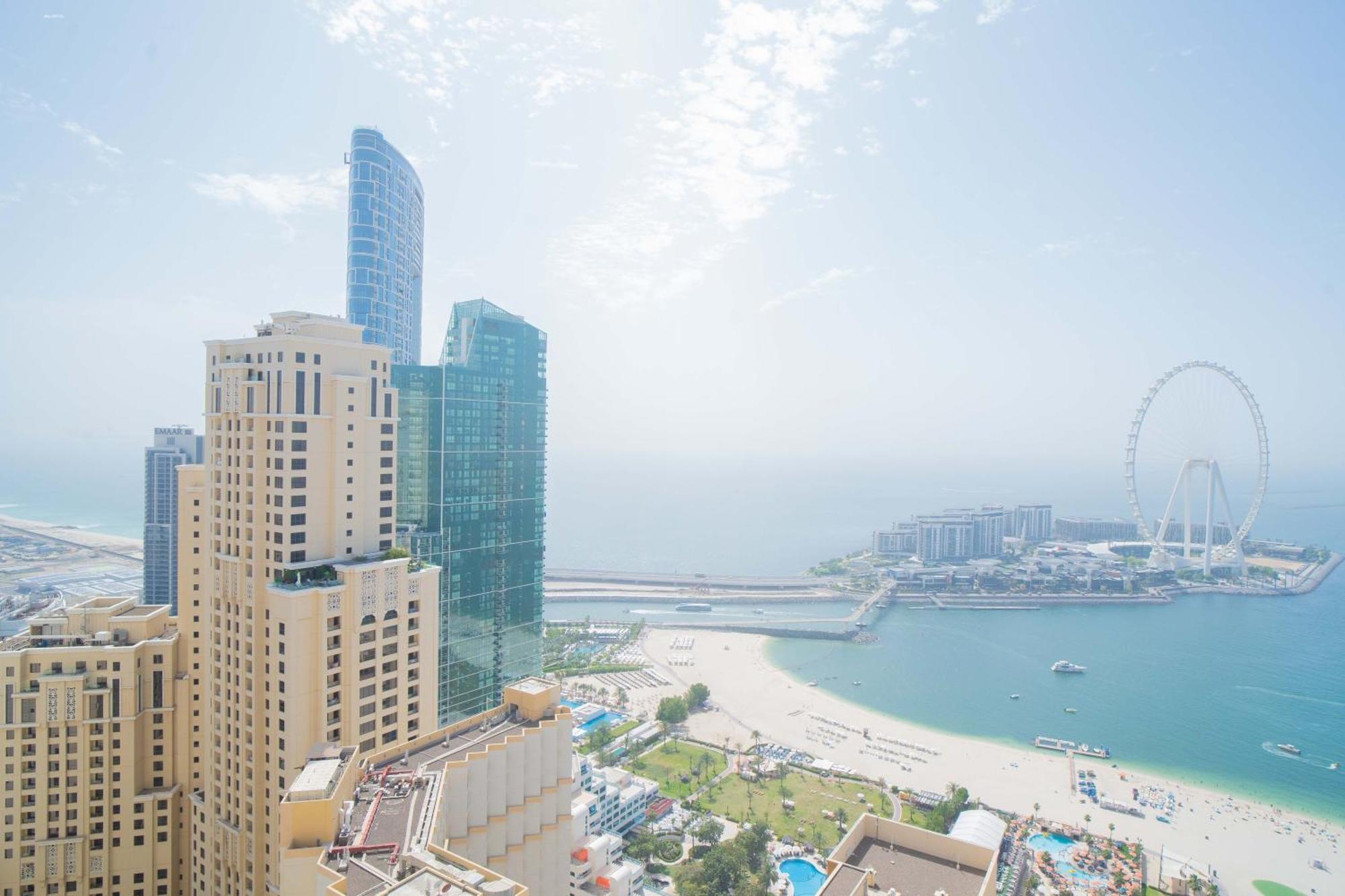 Jbr Amwaj 4 , Upgraded Sea And Ain Dubai Views, 2M Walk To Beach By Gardenia Suitse 외부 사진