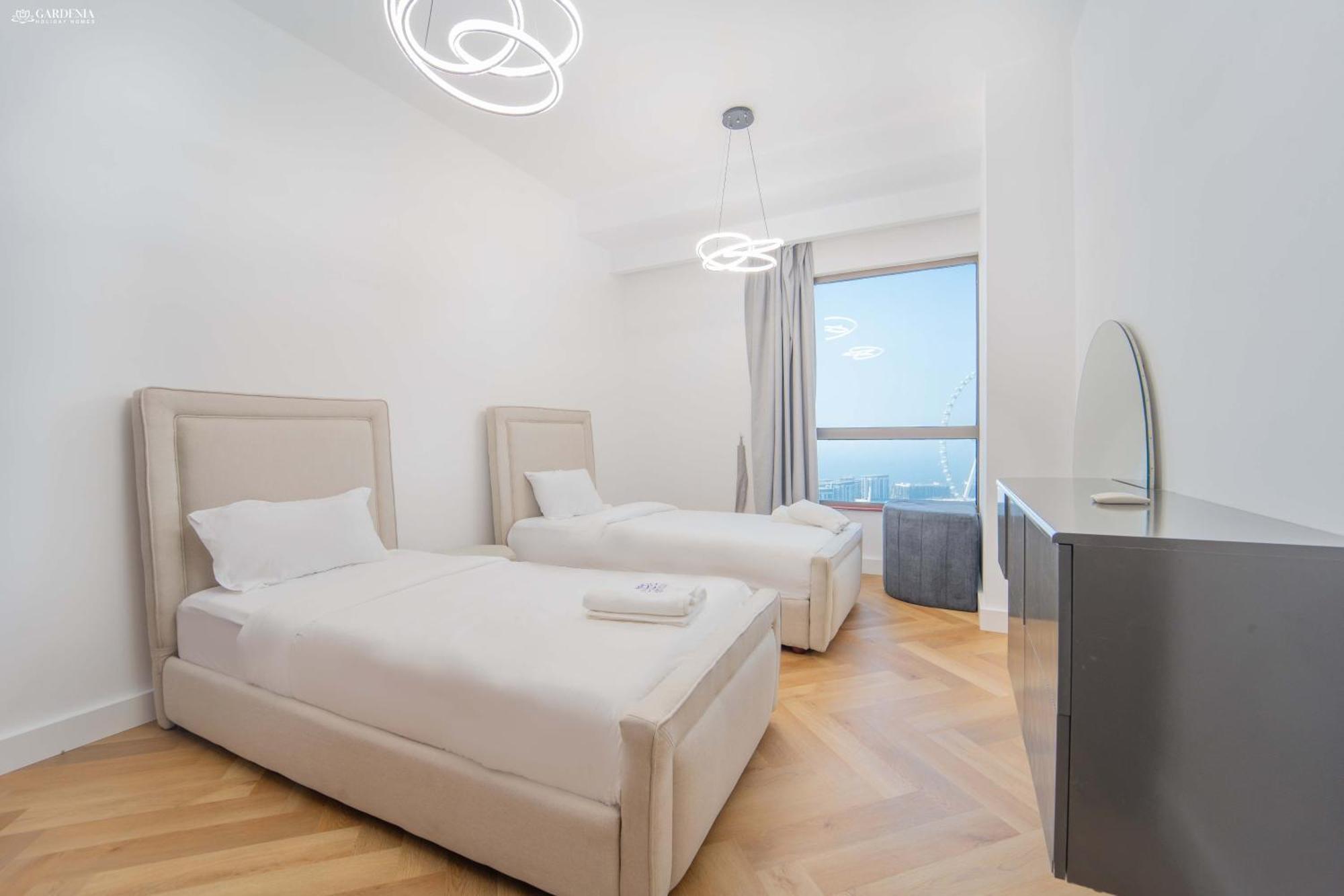 Jbr Amwaj 4 , Upgraded Sea And Ain Dubai Views, 2M Walk To Beach By Gardenia Suitse 외부 사진